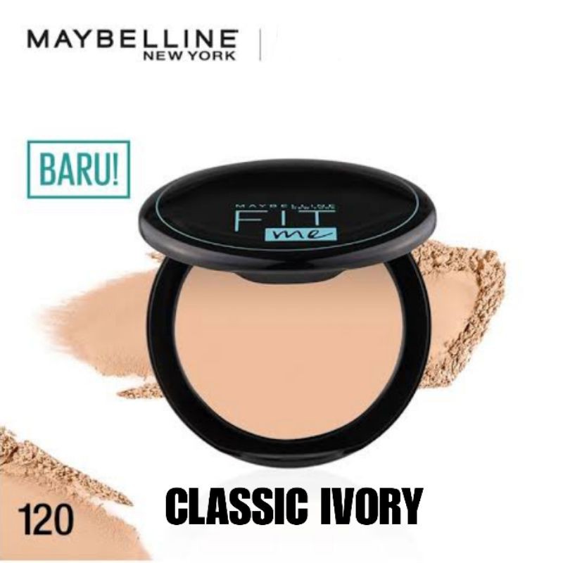 (Hàng Mới Về) Phấn Phủ Maybelline Fit Me 12h Kiểm Soát Dầu Màu Ngà 120