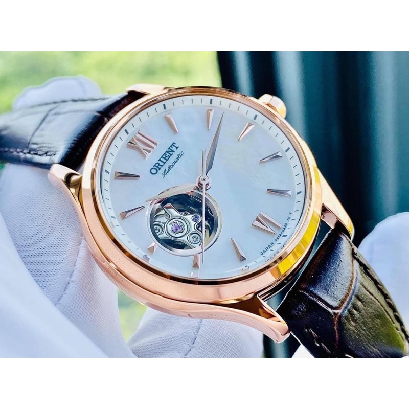 ĐỒNG HỒ COUPLE CHÍNH HÃNG ORIENT FAG02002W0 và RA-AG0022A00C Open Heart