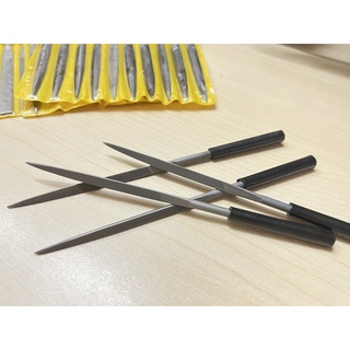 Dũa tam giác mài hợp kim / mài dũa kim loại / dũa mài sắt 180mm