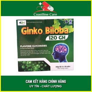 Viên Uống Ginko Biloba 120mg Magne - B6  Hộp 100 viên - Coastlinecare Pharmacy