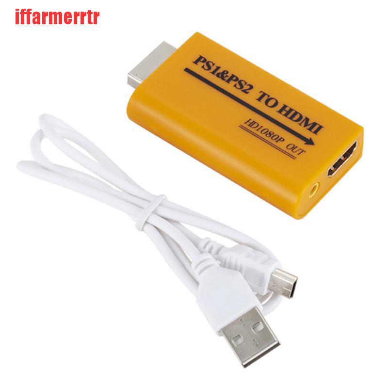 {iffarmerrtr}1080P HD PS1/PS2 To HDMI Audio Video Converter Adapter For HDTV Projector LKZ
