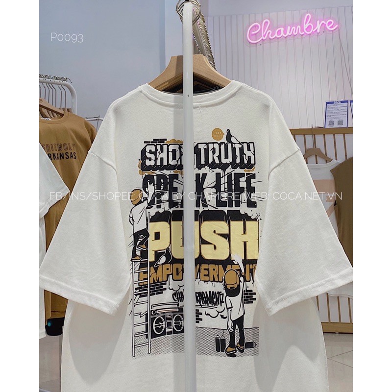 [Mã SKAMA06 giảm 8% tối đa 50K đơn 250K] [P0093]🤎 Áo thun áo phông unisex SHOW form rộng vải dày (Có sẵn/ảnh thật) | BigBuy360 - bigbuy360.vn