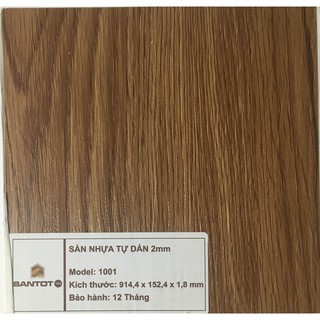 Sàn nhựa vẫn gỗ tự dán