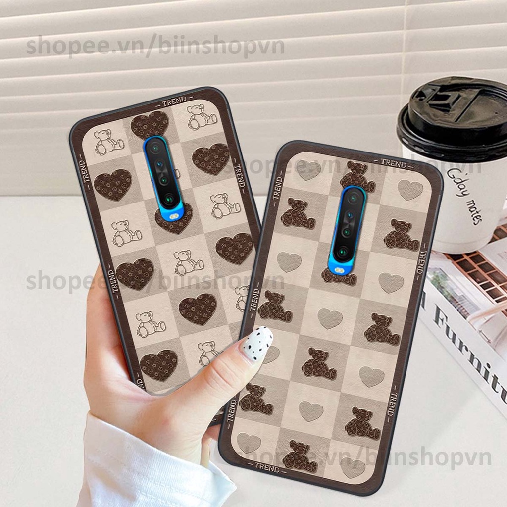 Ốp Xiaomi Redmi K30 / Redmi K30 5G caro trái tim nhiều màu sắc, đầy cá tính, khẳng định phong cách