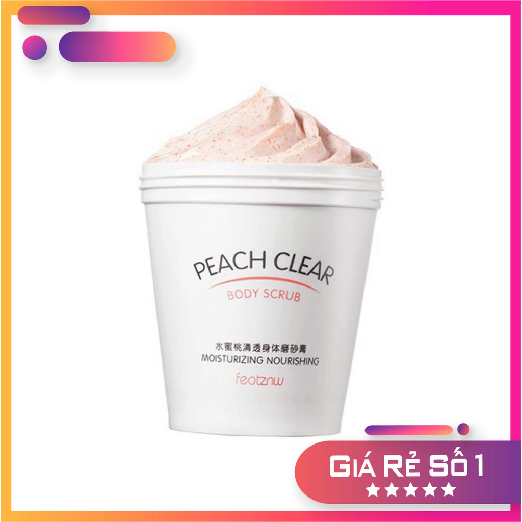 Kem Tẩy Tế Bào Chết Từ Trái Đào Body Peach Feotznw Peach Clear Body Scrub Heyxi (200ml) - Tẩy Tế Bào Chết Toàn Thân | BigBuy360 - bigbuy360.vn