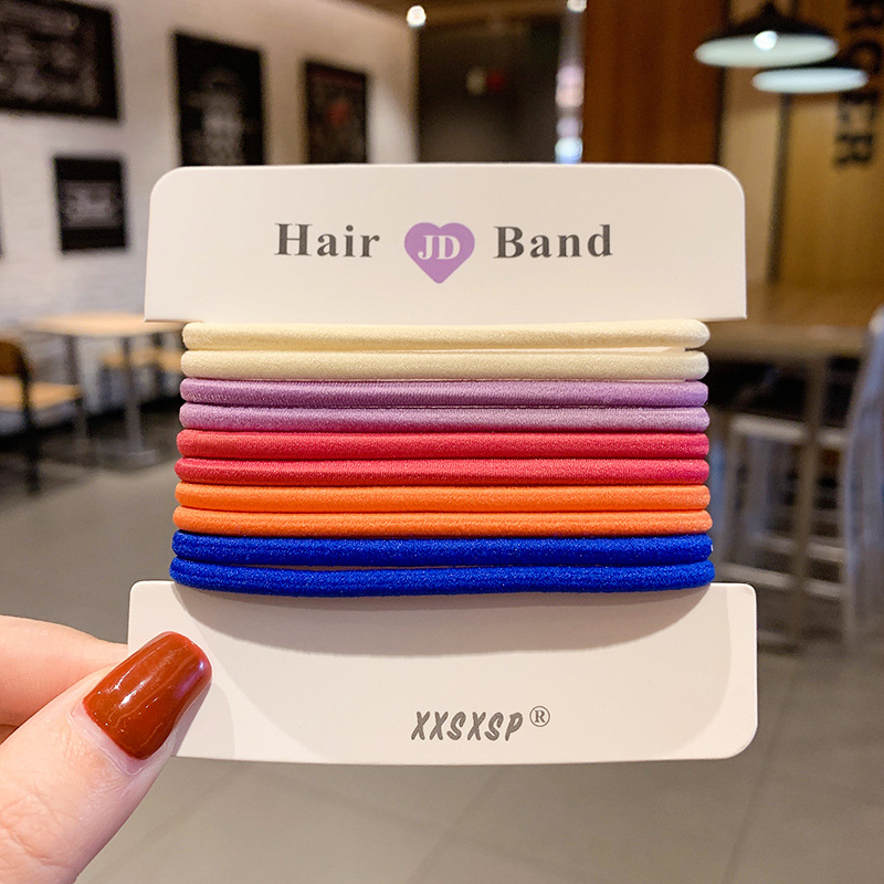 Dây cột tóc màu kẹo thời trang Hàn Quốc đơn giản