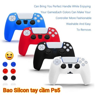 bao silicon tay cầm Ps5 đủ mầu bọc mềm silicon tay bấm ps5 vỏ bọc tay PS5