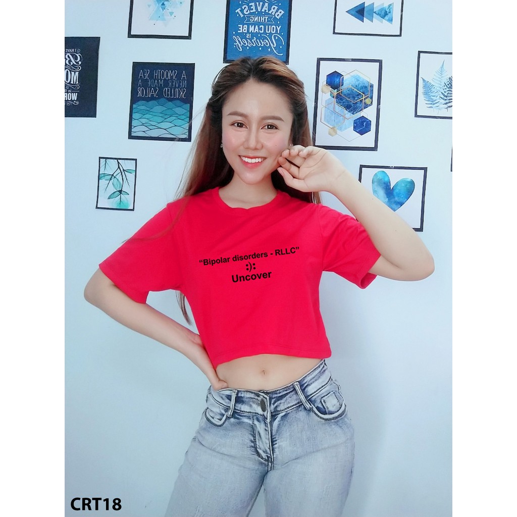 [FREE SHIP ĐƠN TỪ 50K] Áo croptop Uncover chữ ngực HARI0520 1