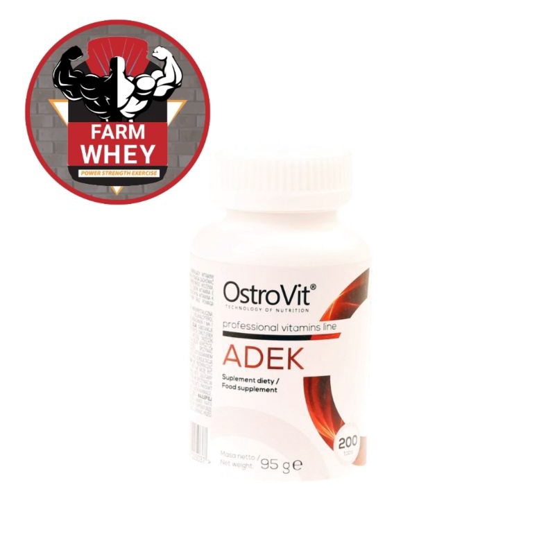 DEAL SỐC -  VITAMIN ADEK - BỔ SUNG 4 VITAMIN QUAN TRỌNG TĂNG ĐỀ KHÁNG,XƯƠNG KHỚP, THỊ LỰC CỦA OSTROVIT (200 VIÊN)