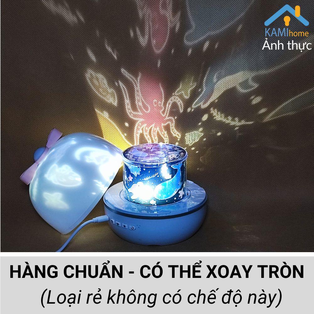 Đèn ngủ led trang trí chiếu sao chuyển động hình Cầu cổng cắm điện USB mã 26014