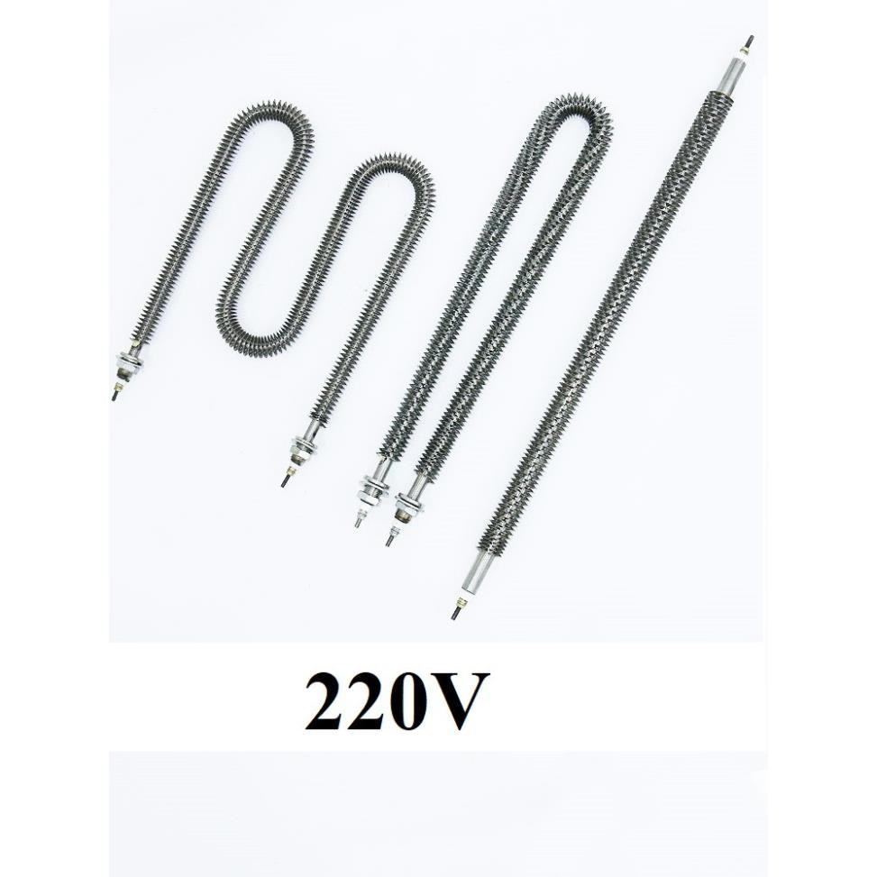 220V - 50cm Thanh nhiệt U sấy điện trở sấy khô không khí gia nhiệt cánh tản đốt nóng