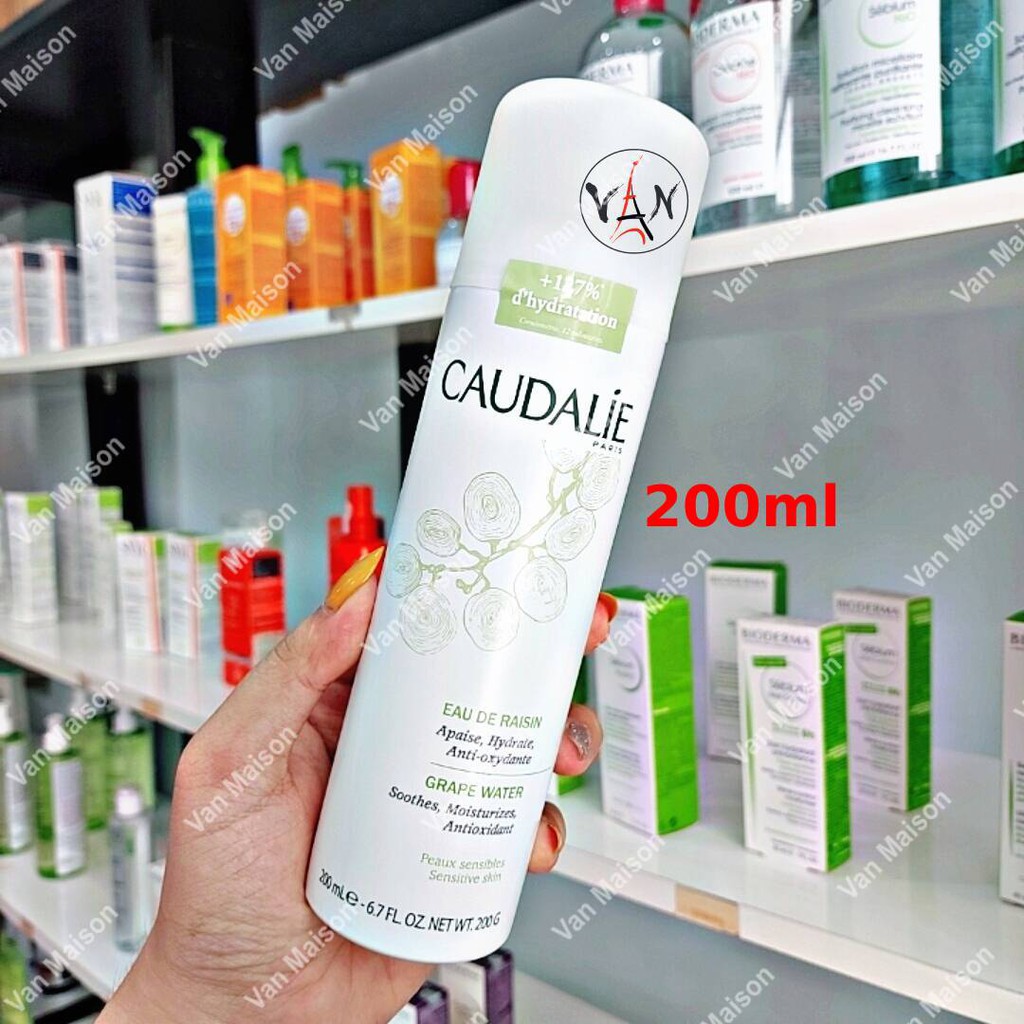 Caudalie xịt khoáng nho caudalie giữ ẩm và chống lão hóa dành cho mọi loại da 75ml - 200ml - 300ml Van maison