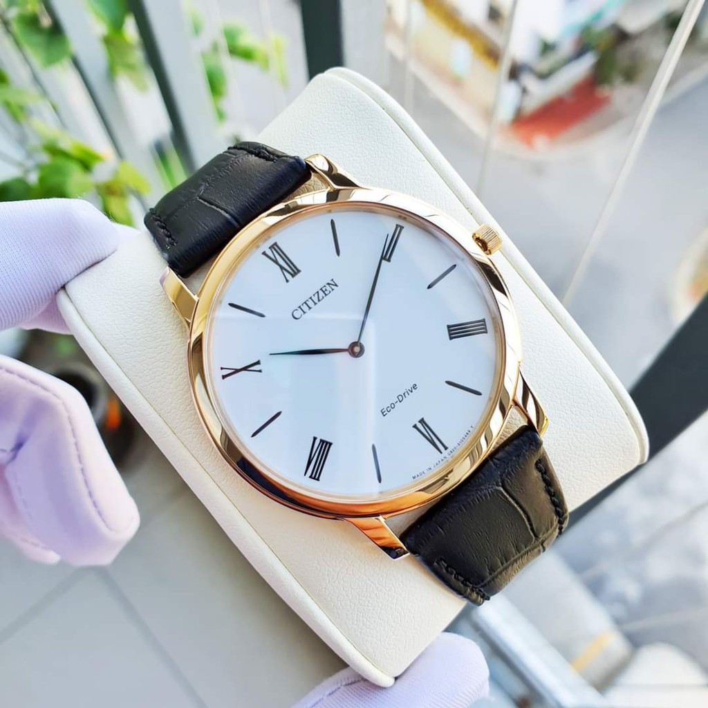 Đồng hồ nam cao cấp CITIZEN ECO-DRIVE Ultra thin AR1113-12B