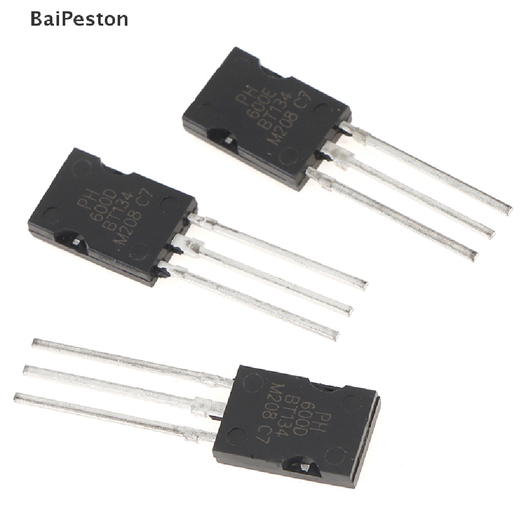 [BaiPeston] 10Pcs Rail Triac TO-126 BT134-600E BT134-600D 4A 600V Triac Thyristor ♨HOT SELL