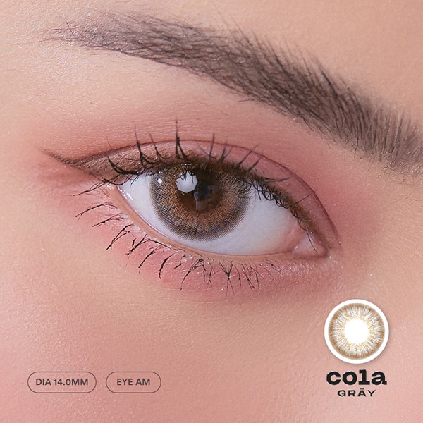 Kính áp tròng LENS NICE COLA GRAY - 𝗘𝗬𝗘 𝗔𝗠* 𝗦𝗽𝗿𝗶𝗻𝗴/𝗦𝘂𝗺𝗺𝗲𝗿 𝟮𝟬𝟮𝟬 𝗰𝗮𝗺𝗽𝗮𝗶𝗴𝗻 14,0mm