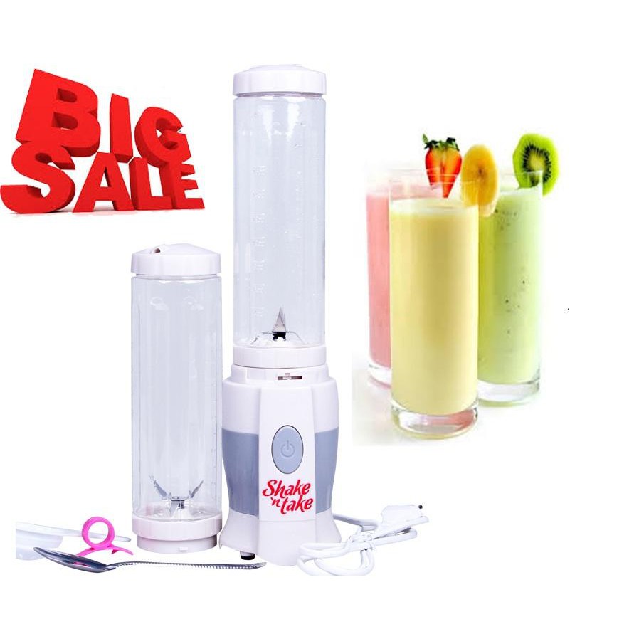 Máy Xay Sinh Tố Shake N Take, Máy Xay Sinh Tố 2 Cốc Đa Năng Sake N Take Cao Cấp Mẫu 2