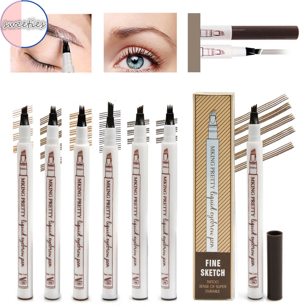 Bút Kẻ Lông Mày Phảy Sợi 4D Dạng Lỏng Chống Thấm Nước | BigBuy360 - bigbuy360.vn