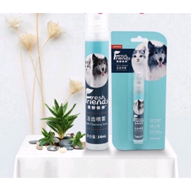 Xịt thơm miệng Fresh Friends cho chó mèo 14ml