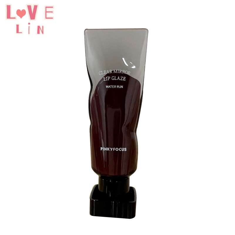 【Lovelin】Son Môi Dạng Bùn Màu Đen Bóng Gương Sáng Bóng Lâu Trôi Không Dễ Phai Màu Trong Suốt Cho Nữ