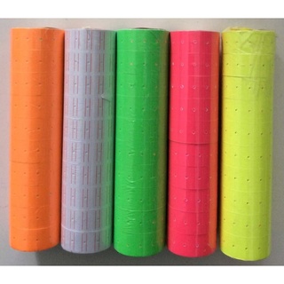 Băng keo dán giá - 500 tem / cuộn (5 màu)
