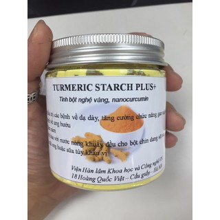 TINH BỘT NGHỆ VÀNG - NANOCURCUMIN (sản phẩm của Viện Hàn lâm Khoa học và công nghệ Việt Nam)