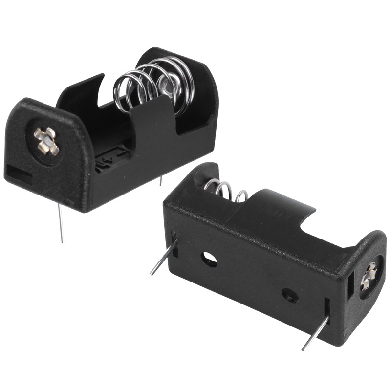 Set 10 Hộp Đựng Pin 1 / 2AA 14250 3.6V Với Đầu Kẹp Hàn PCB