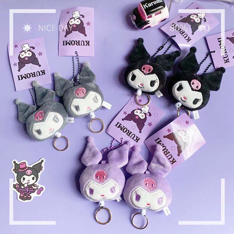 Móc Khóa Búp Bê Nhồi Bông Kuromi Dễ Thương