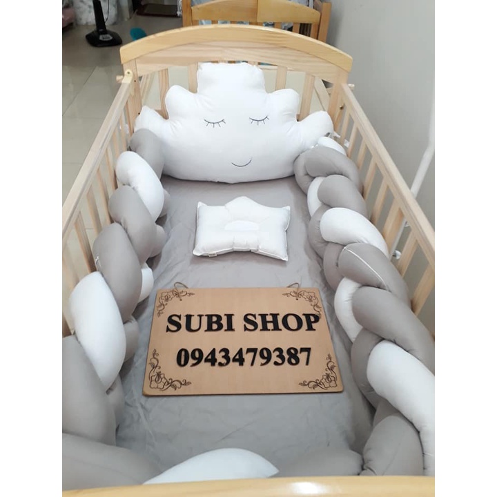 BỘ QUÂY XOẮN HANDMADE SIÊU XINH ,ẢNH THẬT 100%-QUÂY XÁM TRẮNG- TẶNG THÊU TÊN BÉ- VẢI 100%COTTON SIÊU MÁT.