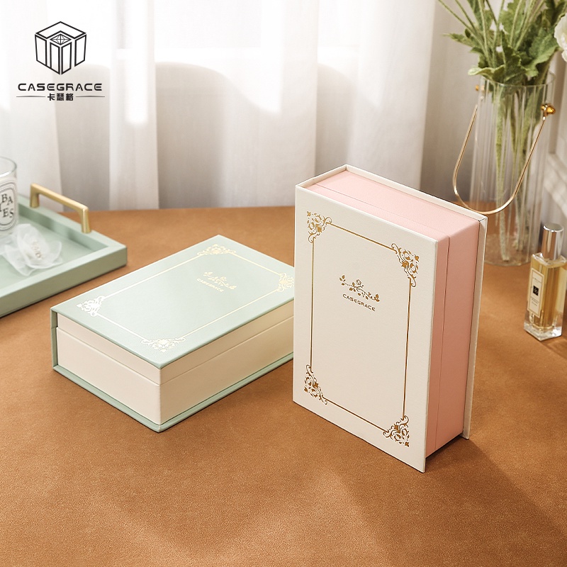 Hộp đựng trang sức 
CASEGRACE hình dạng quyển sách bằng da PU sang trọng