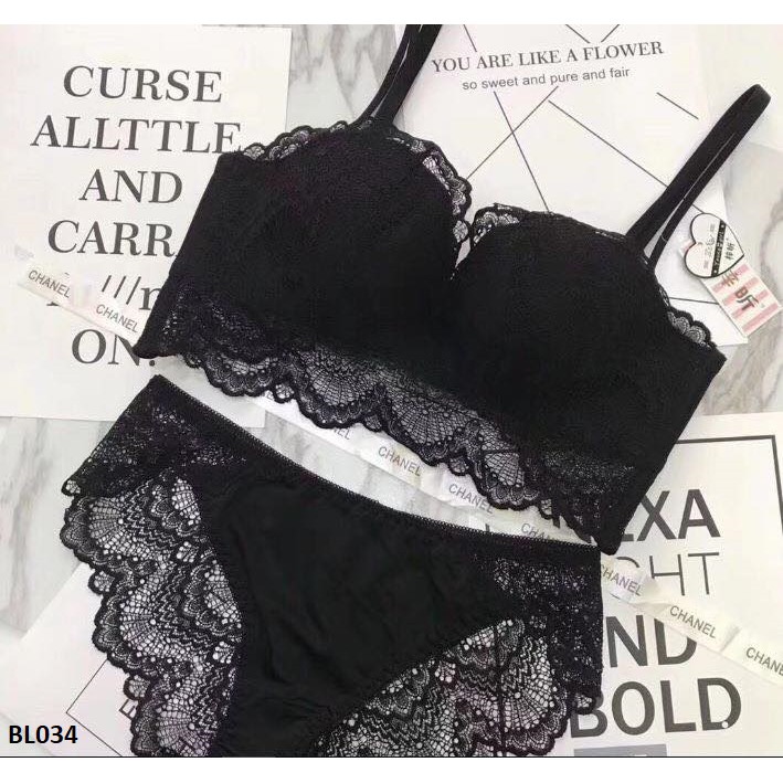 Bồ đồ lót nữ viền ren bản to đệm dày siêu nâng siêu đẩy, đồ lót đẹp | BigBuy360 - bigbuy360.vn