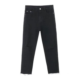 Quần jean rách gối Unisex