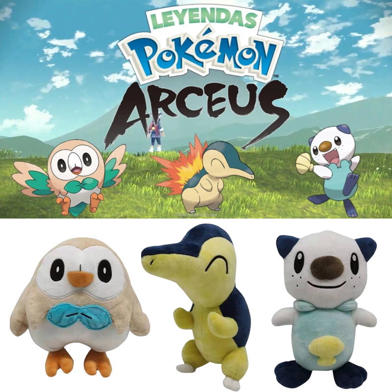 Thú Nhồi Bông Hình Pokemon Arceus Cyndaquil Oshawott