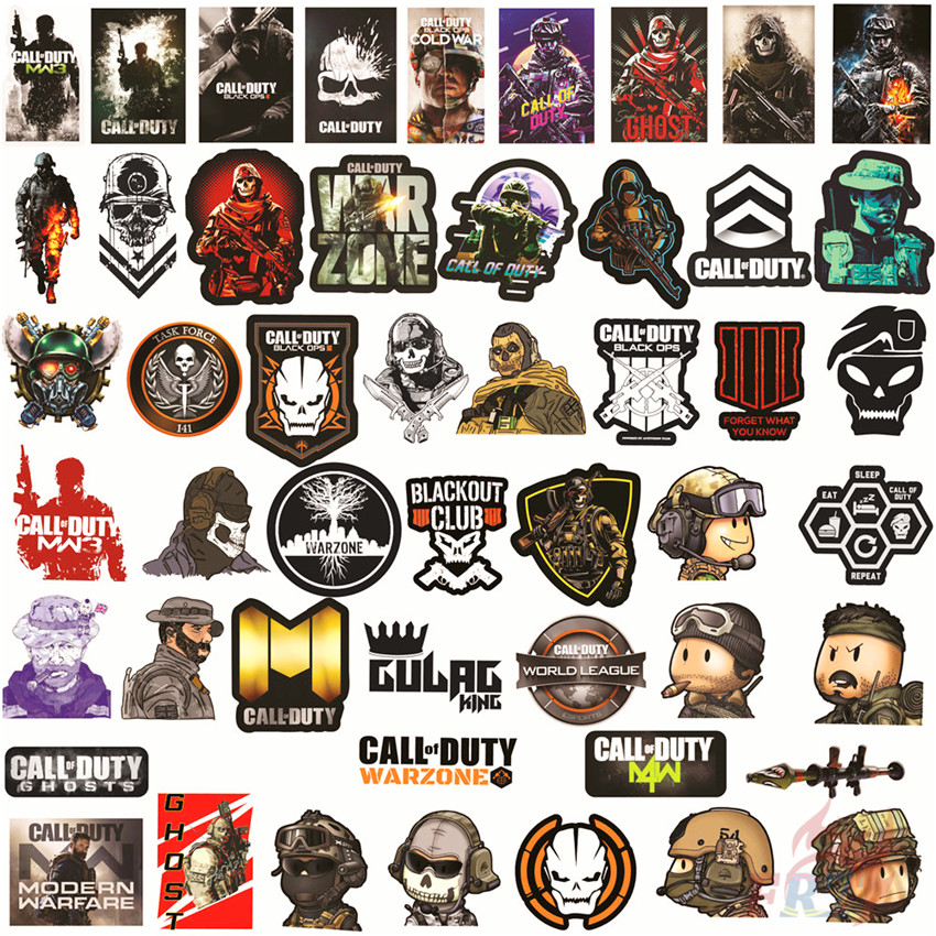 ❉ Call of Duty Series 01 - FPS Games COD Stickers ❉ 50Pcs/Set Fashion DIY Waterproof Doodle Decals Stickers