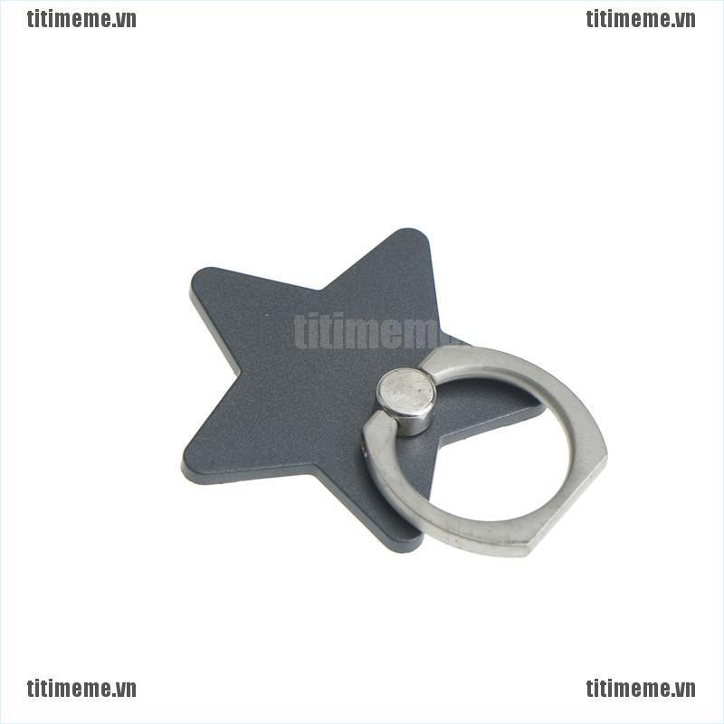 TITI five-pointed star shaped mobile phone ring bracket moblie phone holder