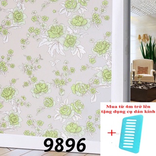 Giấy dán kính mờ khổ 90cm và 45cm dài đặt theo số lượng x1m mã 9896