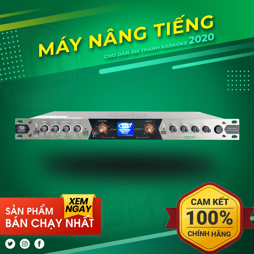 Máy Nâng Tiếng Td Acoustic Cb 800 Ultra- Công Nghệ Mới Canada Giải Pháp Nâng Cấp Âm Thanh Hiệu Quả - Bảo Hành 12 Tháng
