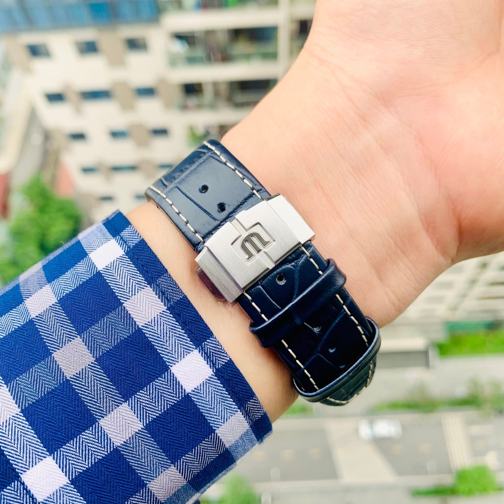 Đồng hồ nam chính hãng Maurice Lacroix Aikon Chronograph - AI6038-SS001-131-1 - máy cơ tự động - Kính Sapphire