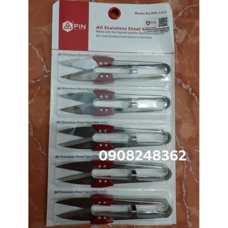 Combo 5 kéo bấm chỉ pin inox ak 1433