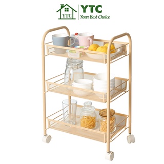  Xe đẩy Spa 3 Tầng Thép Có Bánh Xe - XDS03