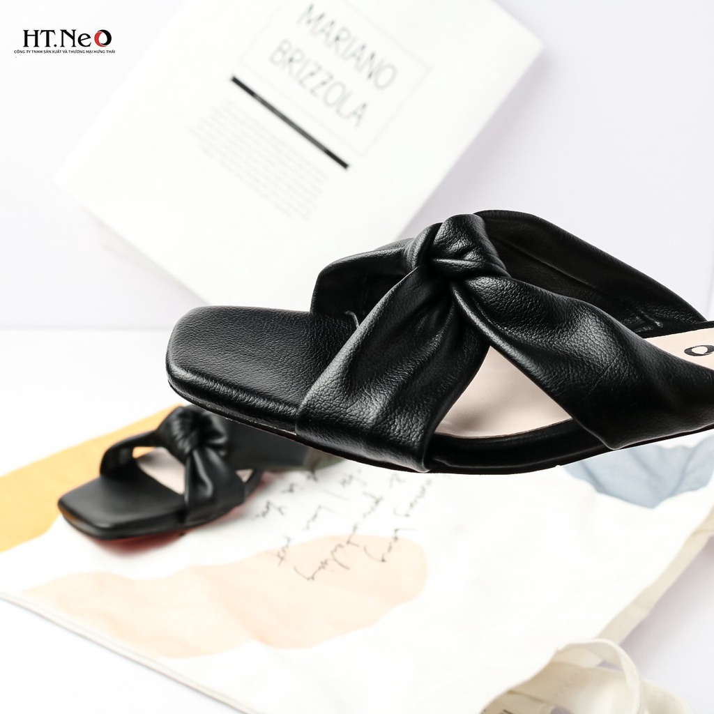 Sandal nữ - Dép nữ HT.NEO da bò thật 100% da siêu mềm dễ đi khâu chắc chắn kiểu dáng nhẹ nhàng SDN68