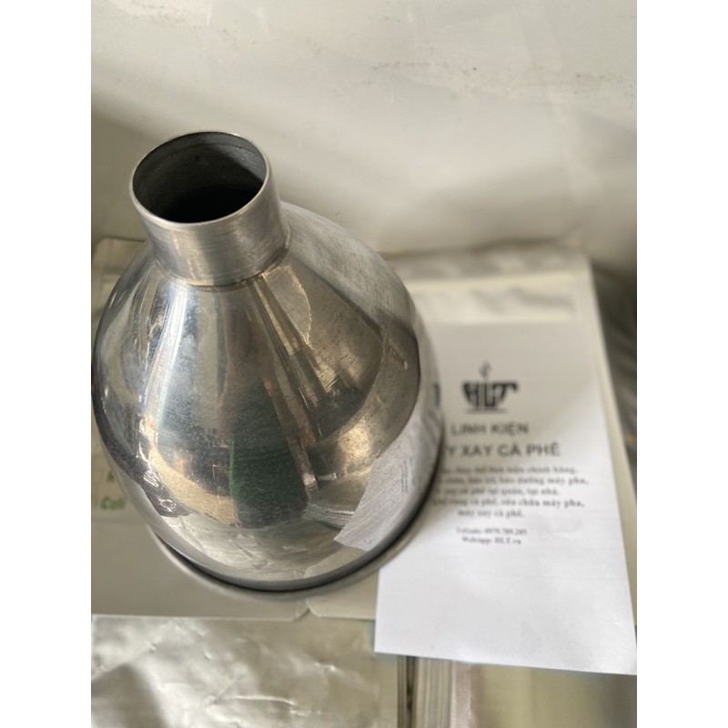 Phễu nhôm máy xay cà phê phin