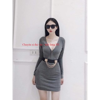 Đai váy xích H.M 4cm kèm xích