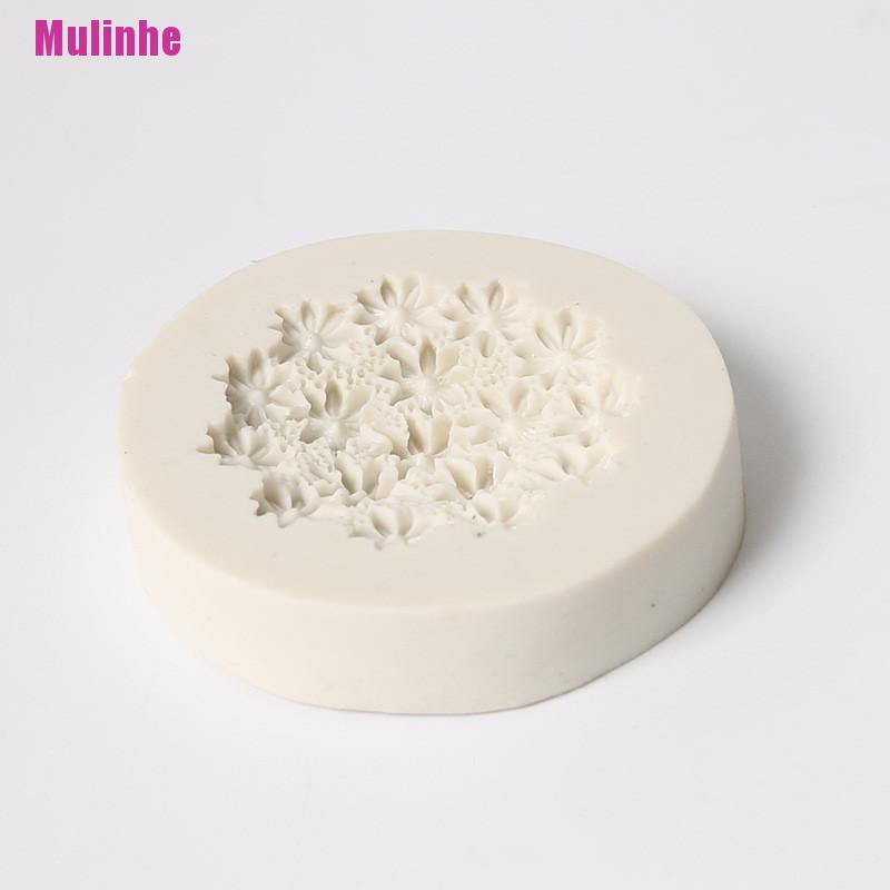Khuôn Silicone Tạo Hình Hoa 3D Trang Trí Bánh