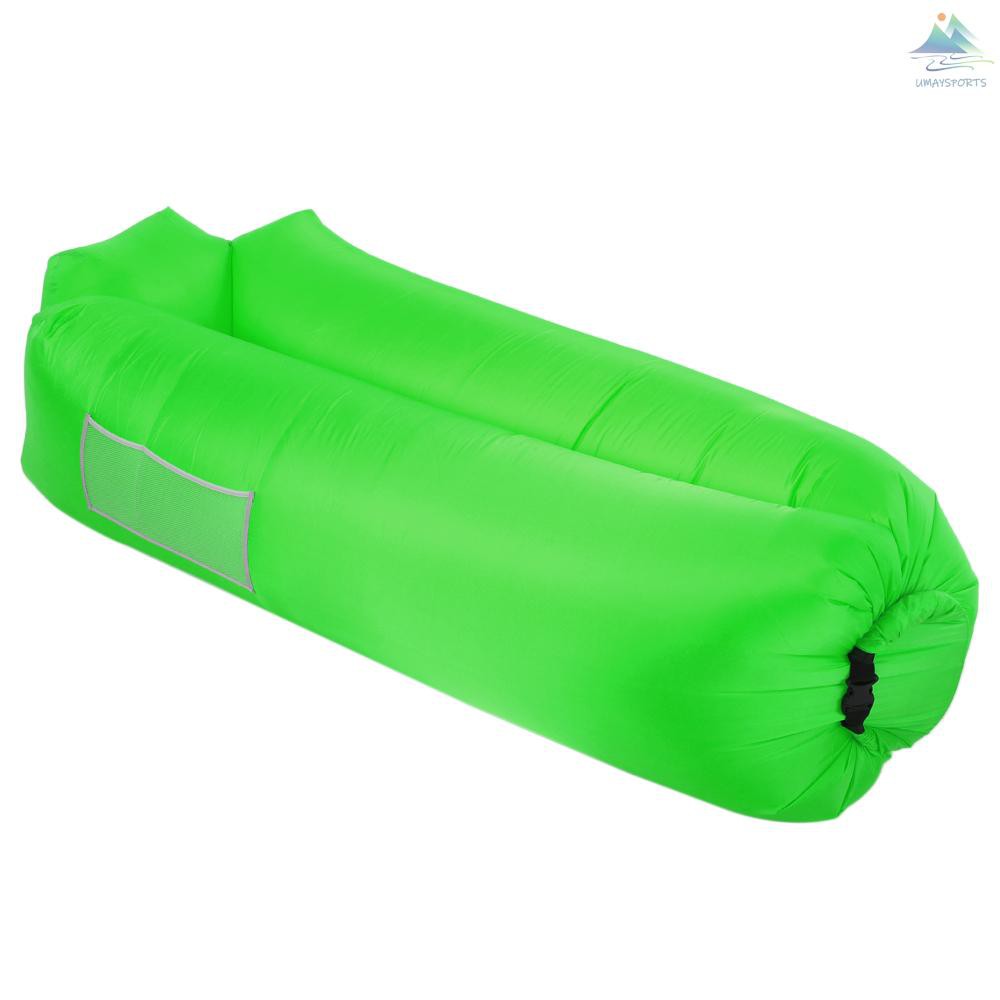 UMA Inflatable Lounge Self-inflating Air Sofa Sleeping Couch Built-in Pillow for Backyard Lakeside Beach Camping Picnic