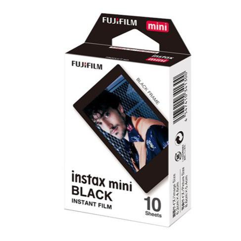 Bộ 10 Tấm Giấy In Ảnh Polaroid Fujifilm Instax Mini Đen