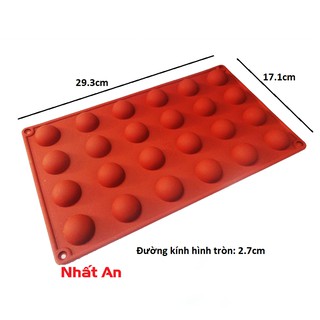 Khuôn silicon bán cầu nhỏ