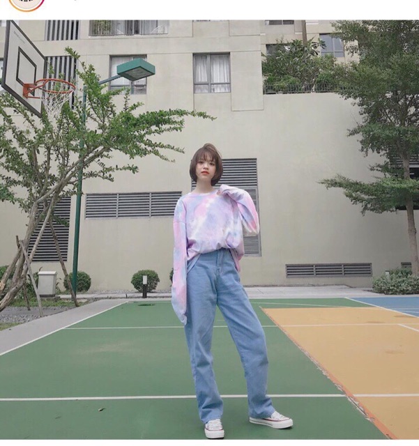 🌞Áo Sweater Tay Dài Loan Màu Cực Hot