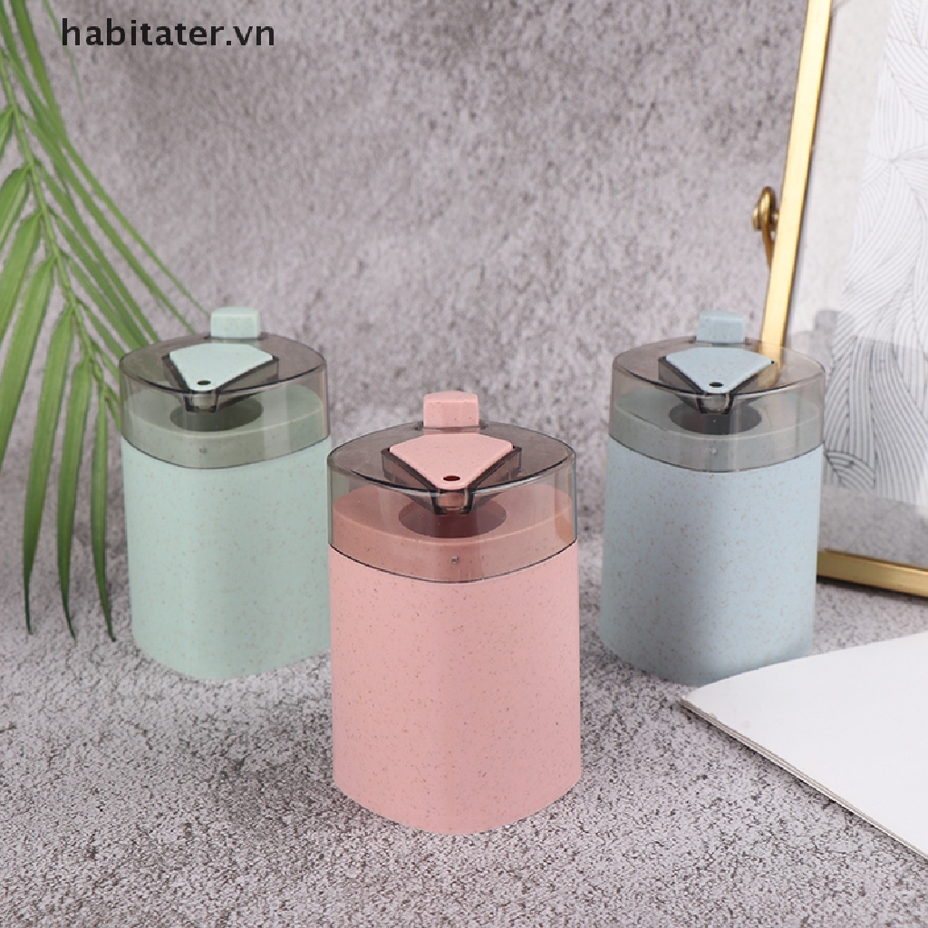 Hộp Đựng Tăm Xỉa Răng Tự Động Bằng Rơm Lúa Mì