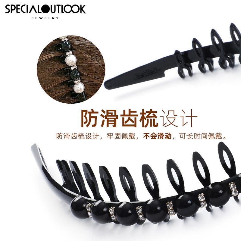 Băng Đô Cài Tóc Đính Ngọc Trai Thời Trang Mùa Hè Mới 2022