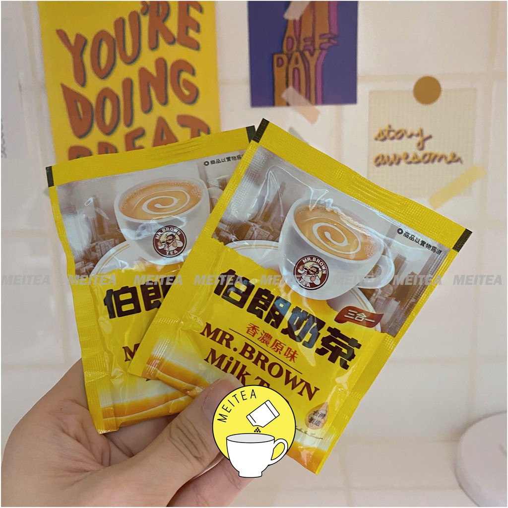 [HSD 2023] Gói lẻ trà sữa truyền thống Mr Brown Đài Loan - 16g | BigBuy360 - bigbuy360.vn